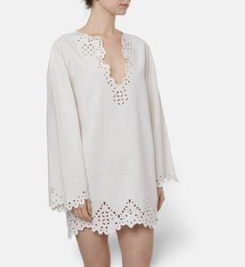 Isabel Marant Ruffled Tiered Mini Dress, Model View