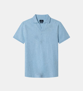 قميص بولو كلاسيكي بياقة في