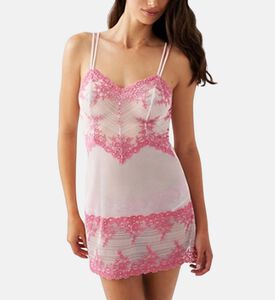 Sheer Lace Floral Chemise
