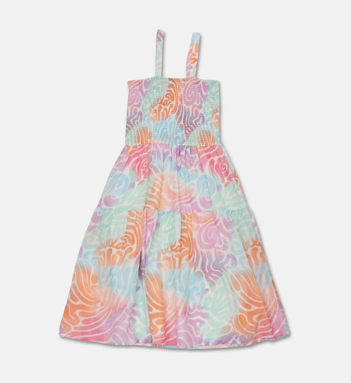 Stella McCartney Swirl Marbled Woven Dress, Packshot View