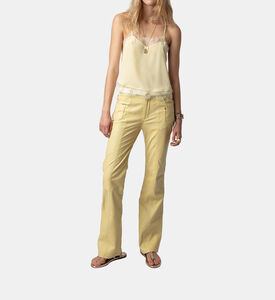 كاميسول كلودي حرير مزين بدانتيل