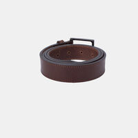 Engraved Logo Leather Belt