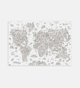 ملصق تلوين كبير أطلس