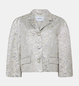 جاكيت قصير بصف أزرار