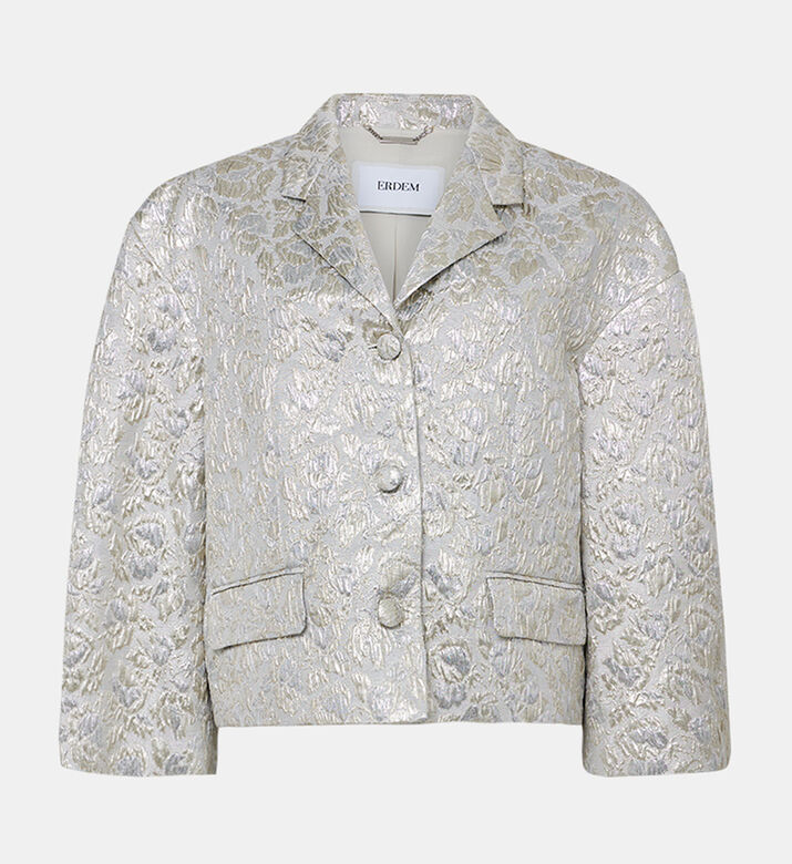 جاكيت قصير بصف أزرار