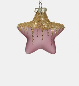Glitter Top Star Ornaments 2 Piece-set Glitter Top Star Ornaments 2 Piece-set