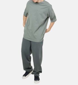 Y-3 بنطال قطن تيري مستقيم