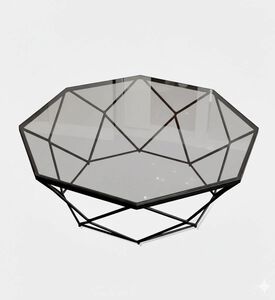 Home Deco and More Hexnet Diameter Coffee Table, Packshot View Home Deco and More Hexnet Diameter Coffee Table, Packshot View