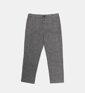 Aurelien Linen Straight-cut Trousers