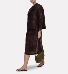 Soeur Helia A-line Floral-print Skirt, Model View