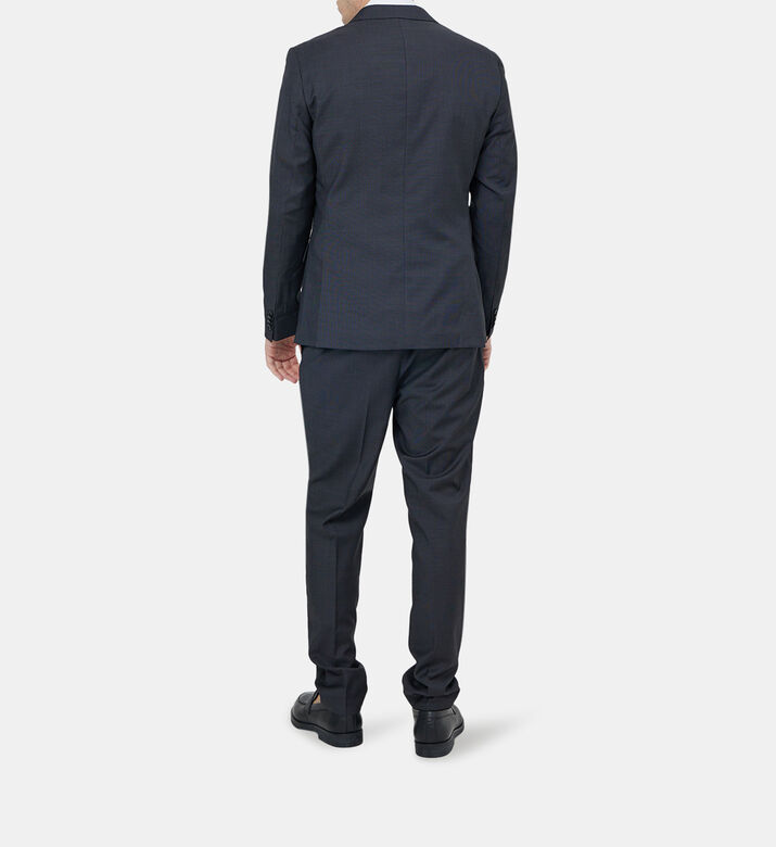 Single Breasted Wool Suit Blazer