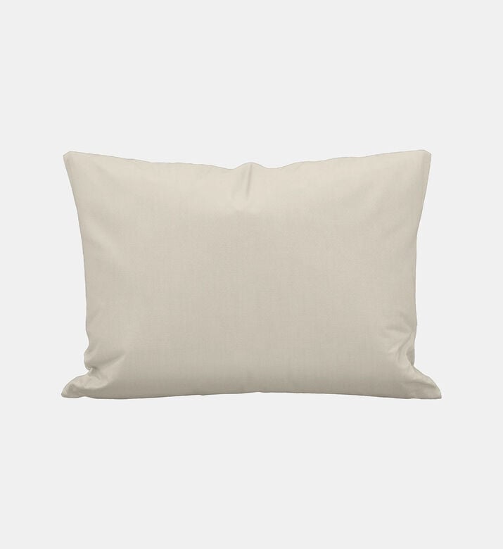 Home Deco and More Lima Cotton Sateen Pillow Case, Beige, 50x75-cm, Packshot View