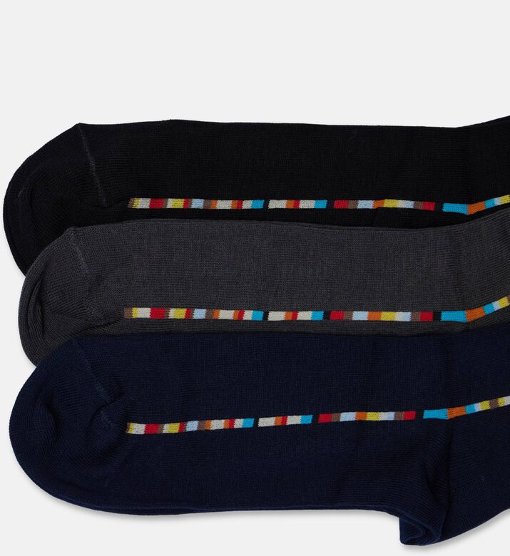 Paul Smith Multi-colored Polka-dot Ribbed Socks, Packshot View