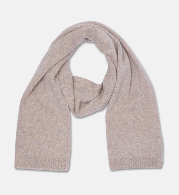Galeries Lafayette Cashmere Knit Ribbed Scarf, Packshot View