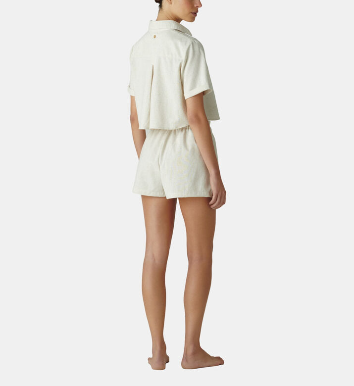 شورت نير برباط خصر بشراشيب