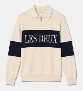 Les Deux Zipper Polo Sweatshirt, Packshot View