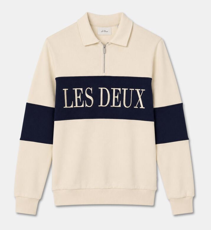 Les Deux Zipper Polo Sweatshirt, Packshot View