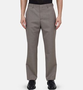 Wool Tailored-fit Suit Pants