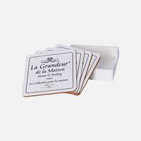 Printed Wooden Coaster 4-piece 11 Cm