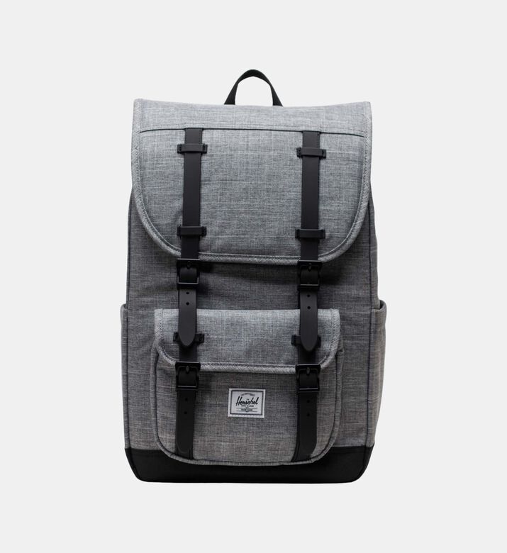 Raven Crosshatch Padded Straps Medium Backpack