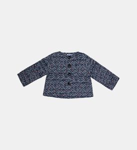 سترة ديا قطن تويد بلوميتيس الحمراء