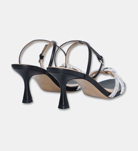 Lola Cruiz Alice Velvet Crystal Strap Sandals, Packshot View