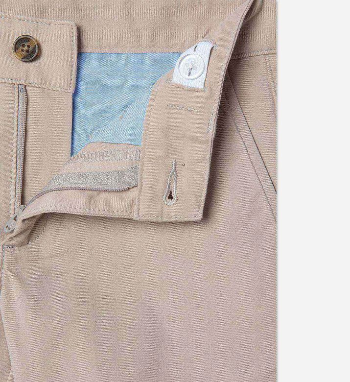 Embroidered Logo Chino Shorts