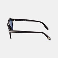 Round-shaped Dark Lense Sunglasses 52