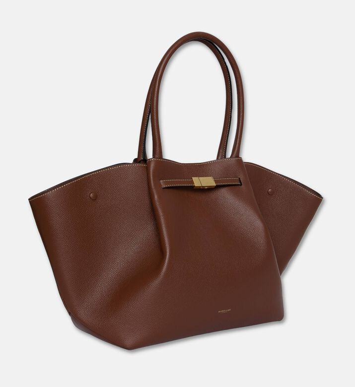 Demellier New York Grained Leather Bag, Light-brown, Packshot View