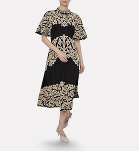 Sea NY Floral-print Sleeveless Dress, Model View