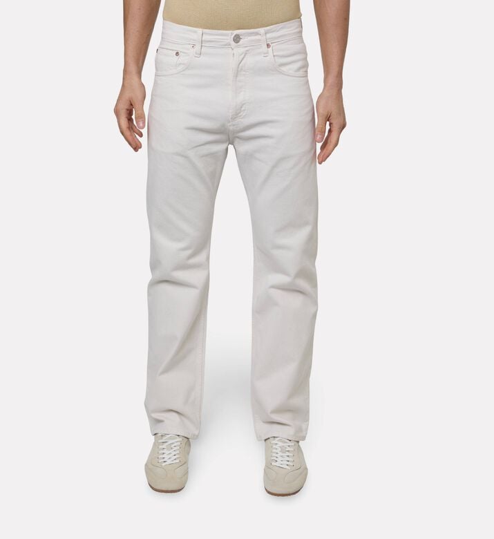Agolde Copper-tone Hardware Straight-leg Jeans, Model View