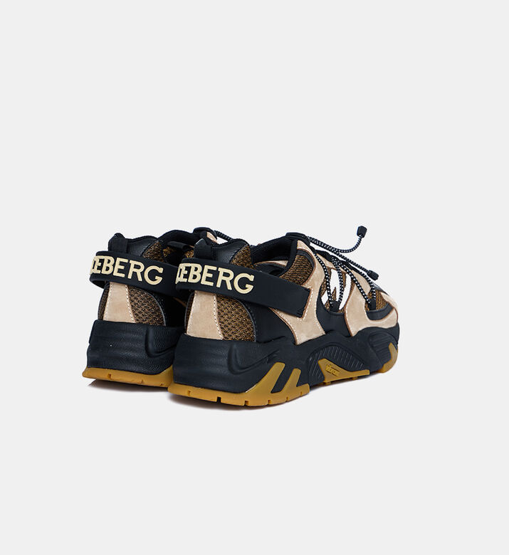 حذاء سنيكرز أسفل الكاحل متعدد الألوان