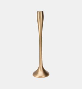 Home Deco and More Metallic Gold Tapered Candle Holder, Packshot View