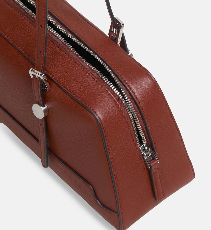 Leather Top Handle Shoulder Bag
