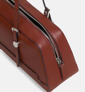 Leather Top Handle Shoulder Bag Leather Top Handle Shoulder Bag