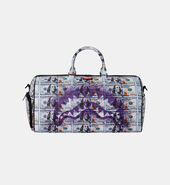 All-over Money-print Duffle Bag