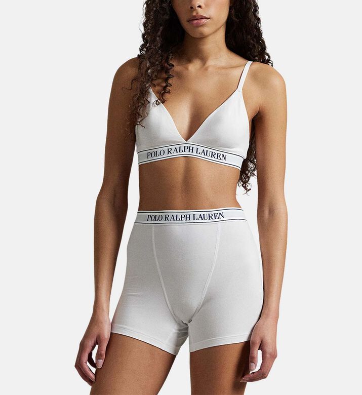 Polo by Ralph Lauren Logo-band Triangle Bralette, Model View