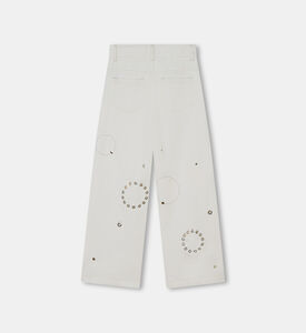 بنطال بقطن التويل بـ 5 جيوب