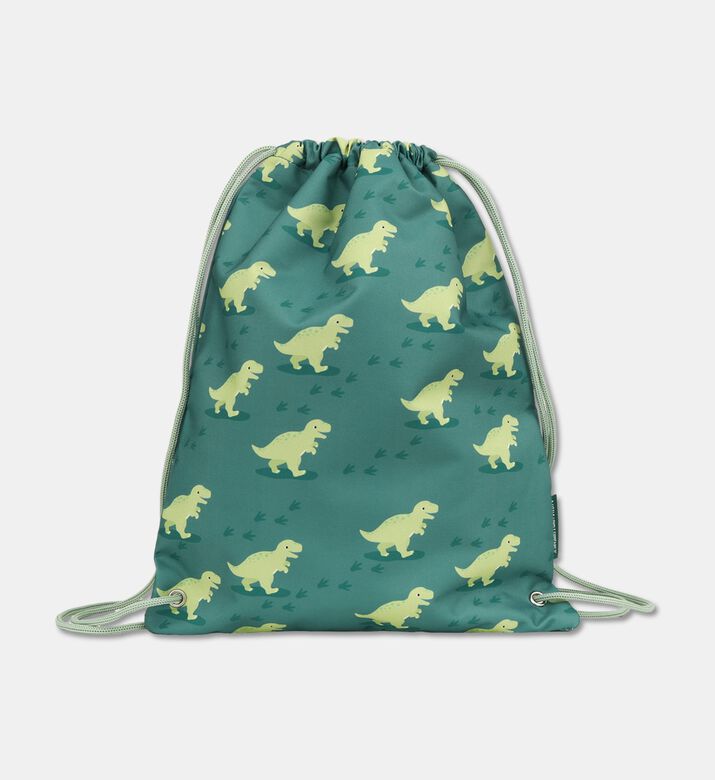A Little Lovely Company Drawstring Bag - Dinosaur, Packshot View