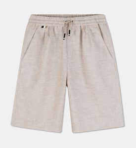 Boss Linen Summer Drawcord Shorts, Packshot View
