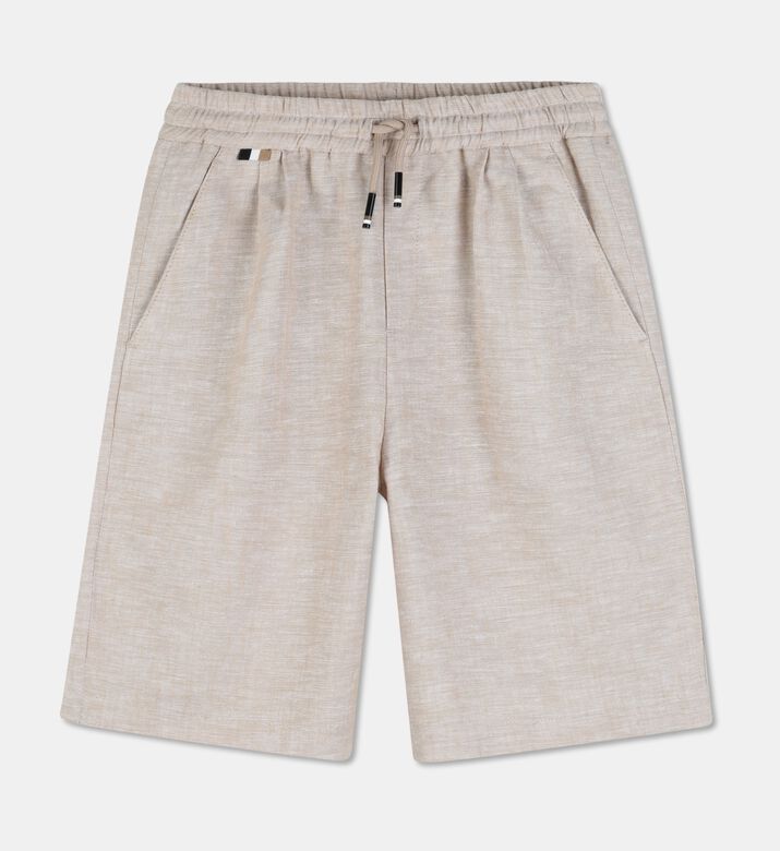 Boss Linen Summer Drawcord Shorts, Packshot View
