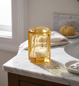 Decor Walther Kristall Multi-purpose Glass Box, Gold, Model View