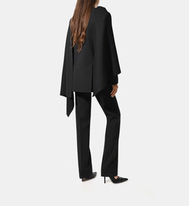 Detachable Scarf Blazer