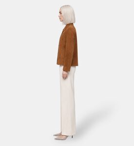 Ba&sh Milas Leather Jacket, Light-brown, S, Model View