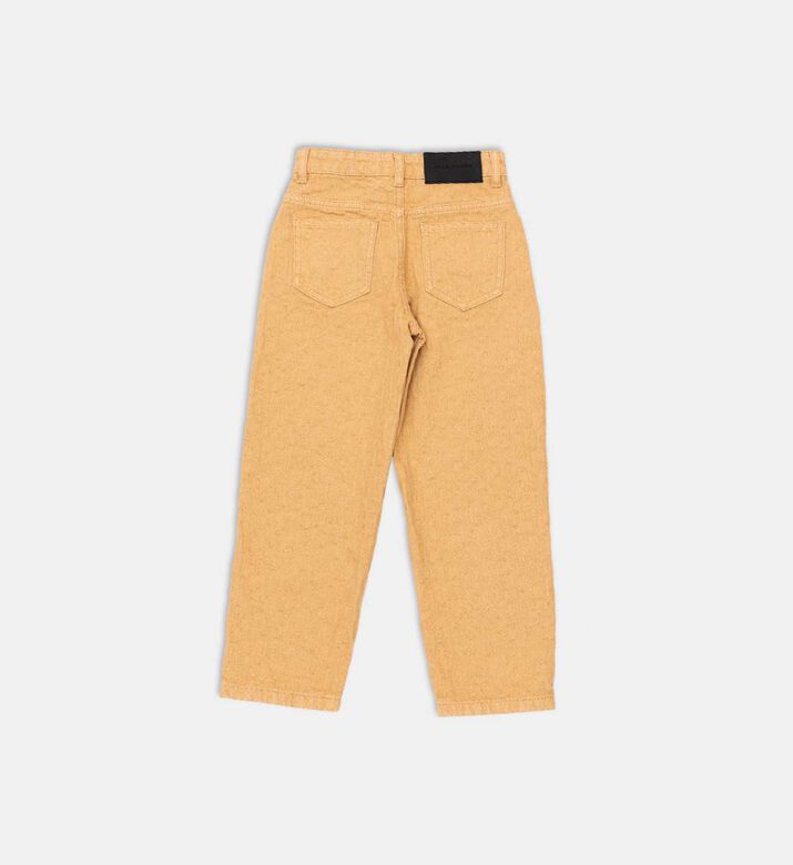 Jumbled Logo Jacquard Cotton Twill Pants Jumbled Logo Jacquard Cotton Twill Pants