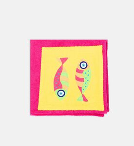 منشفة شاطئ بقاعدة سمك