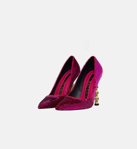 Lydia Leopard Stiletto Leather Pumps