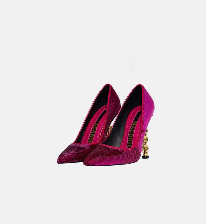 Lydia Leopard Stiletto Leather Pumps