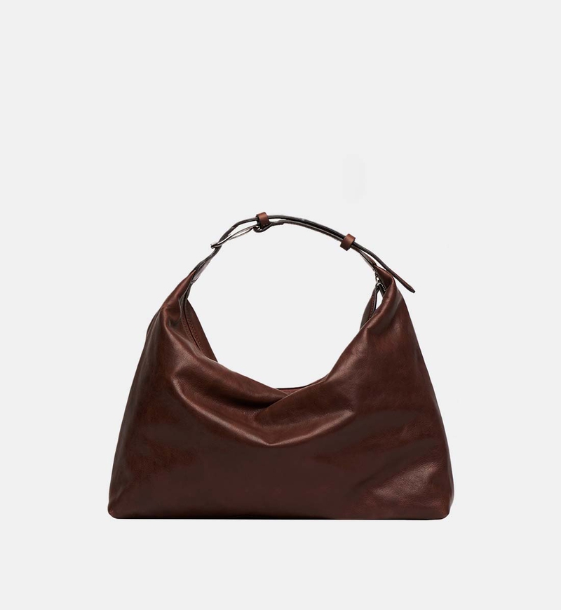 Leather Shoulder Pillow Bag