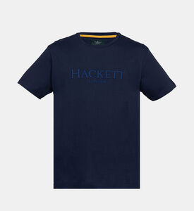 تيشيرت بأكمام قصيرة بطبعة شعار